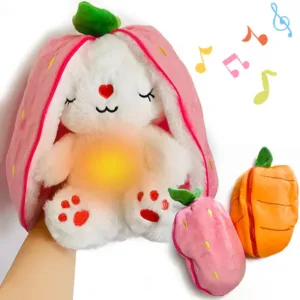Luminous Bunny Plush – Glowing Love & Music Hug Toy